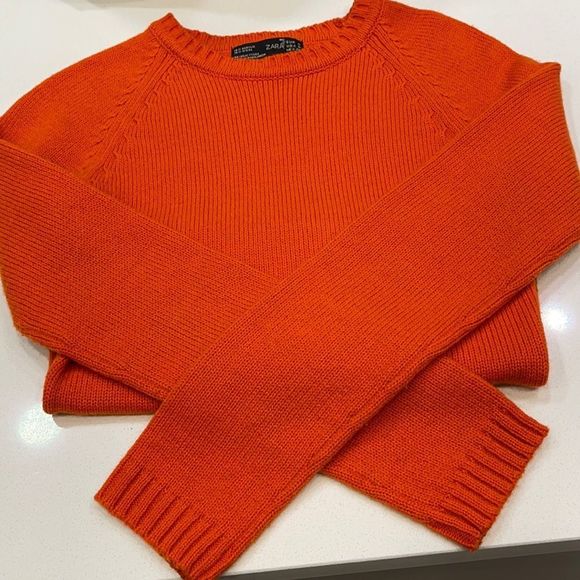 Zara Sweaters - Orange Sweater